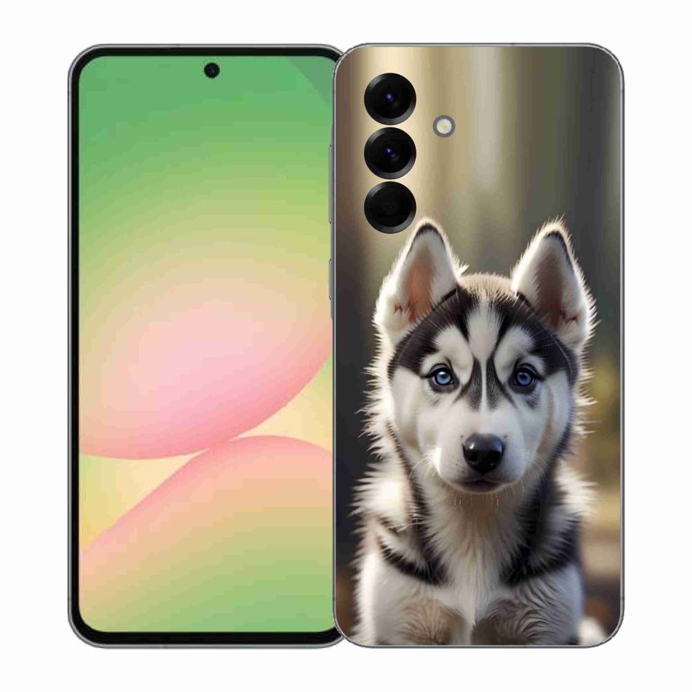 Gél borítás mmCase Samsung Galaxy A57 5G - aranyos szibériai husky - Samsung Galaxy A57 5G számára