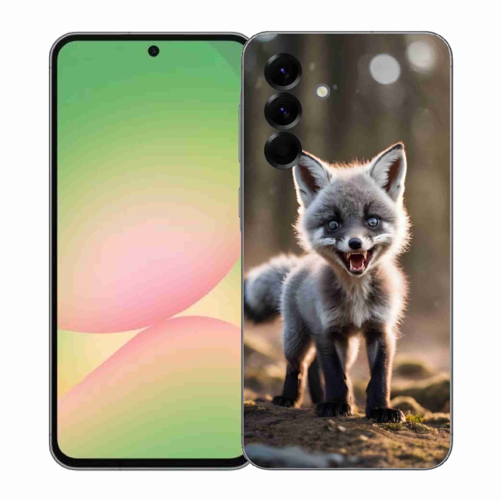 Gél borító mmCase Samsung Galaxy A57 5G - angry fox - Samsung Galaxy A57 5G - angry fox