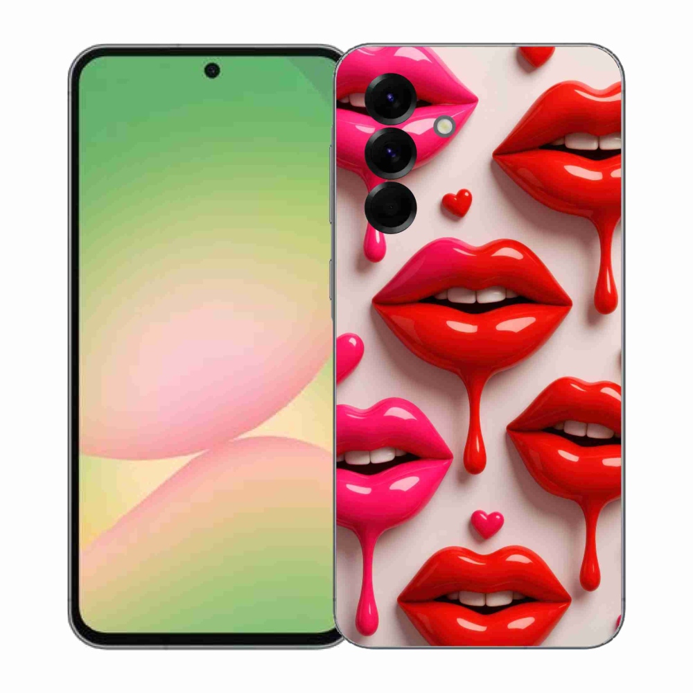 Gél borítás mmCase Samsung Galaxy A57 5G - ajkak 2