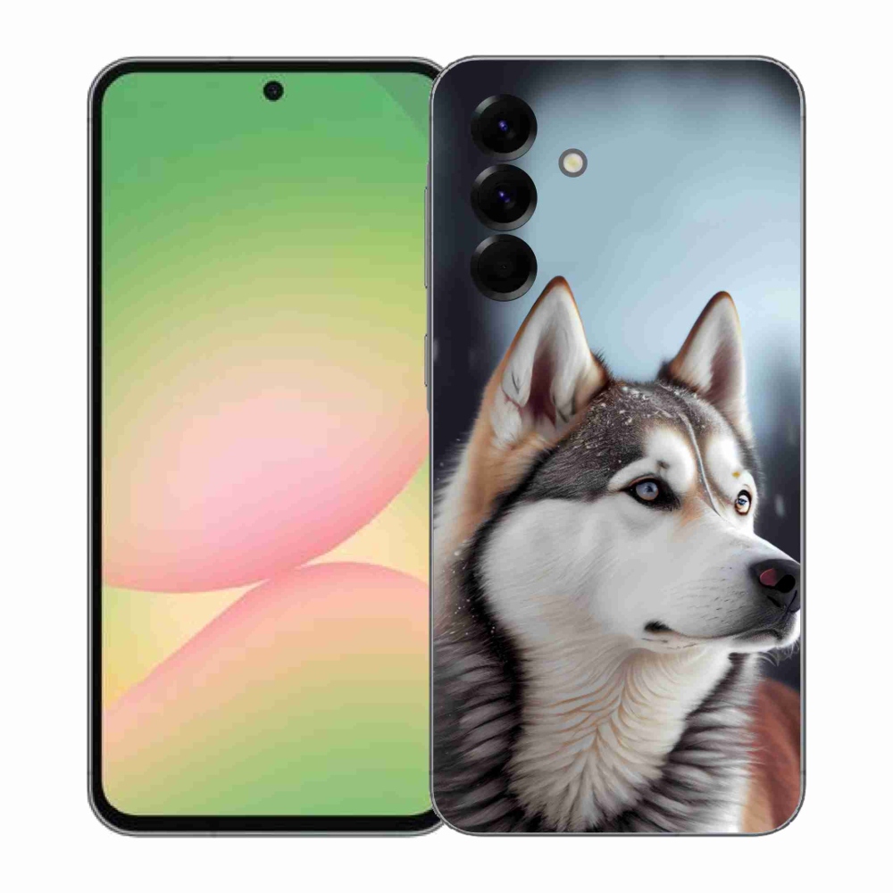 Gél borítás mmCase Samsung Galaxy A57 5G - Szibériai husky - Samsung Galaxy A57 5G számára