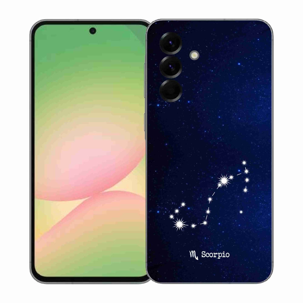 Gél borítás mmCase a Samsung Galaxy A57 5G - Skorpió csillagképhez
