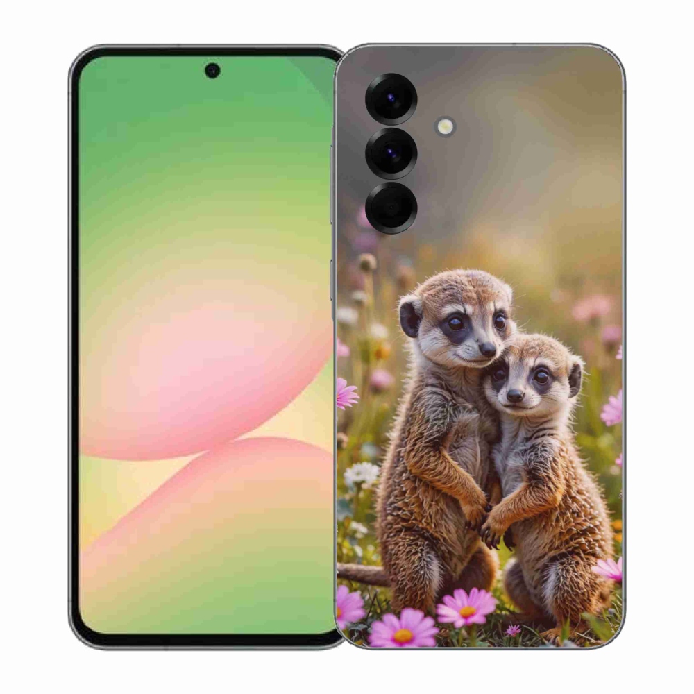 Gél borítás mmCase Samsung Galaxy A57 5G - szurikátás duóhoz