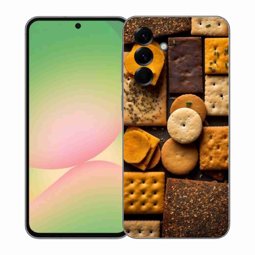 Zselés borítás mmCase Samsung Galaxy A57 5G - kekszek