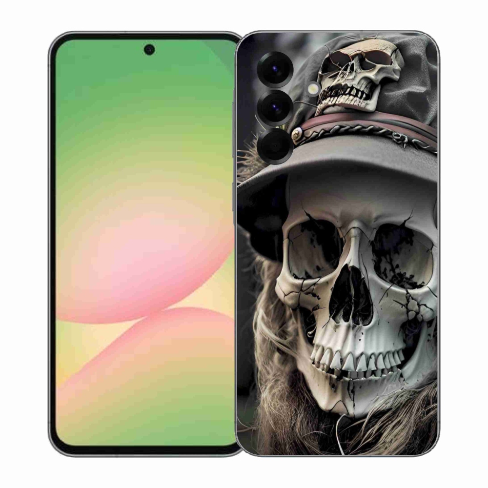 Zselés borítás mmCase Samsung Galaxy A57 5G - sötét koponya