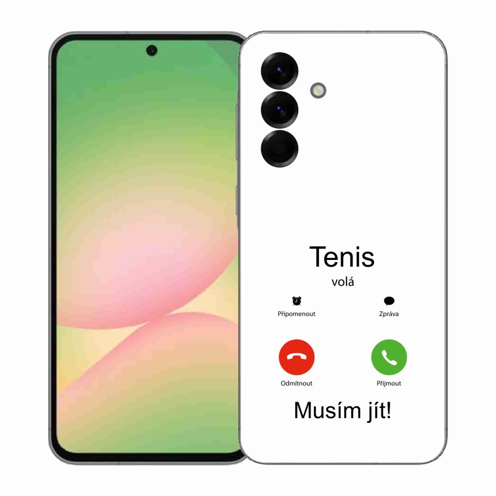 Gél borítás mmCase Samsung Galaxy A57 5G - tenisz hívások fehér háttérrel