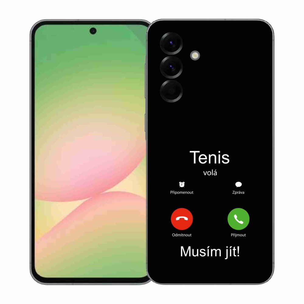 Gél borítás mmCase Samsung Galaxy A57 5G - tenisz hívások fekete háttérrel