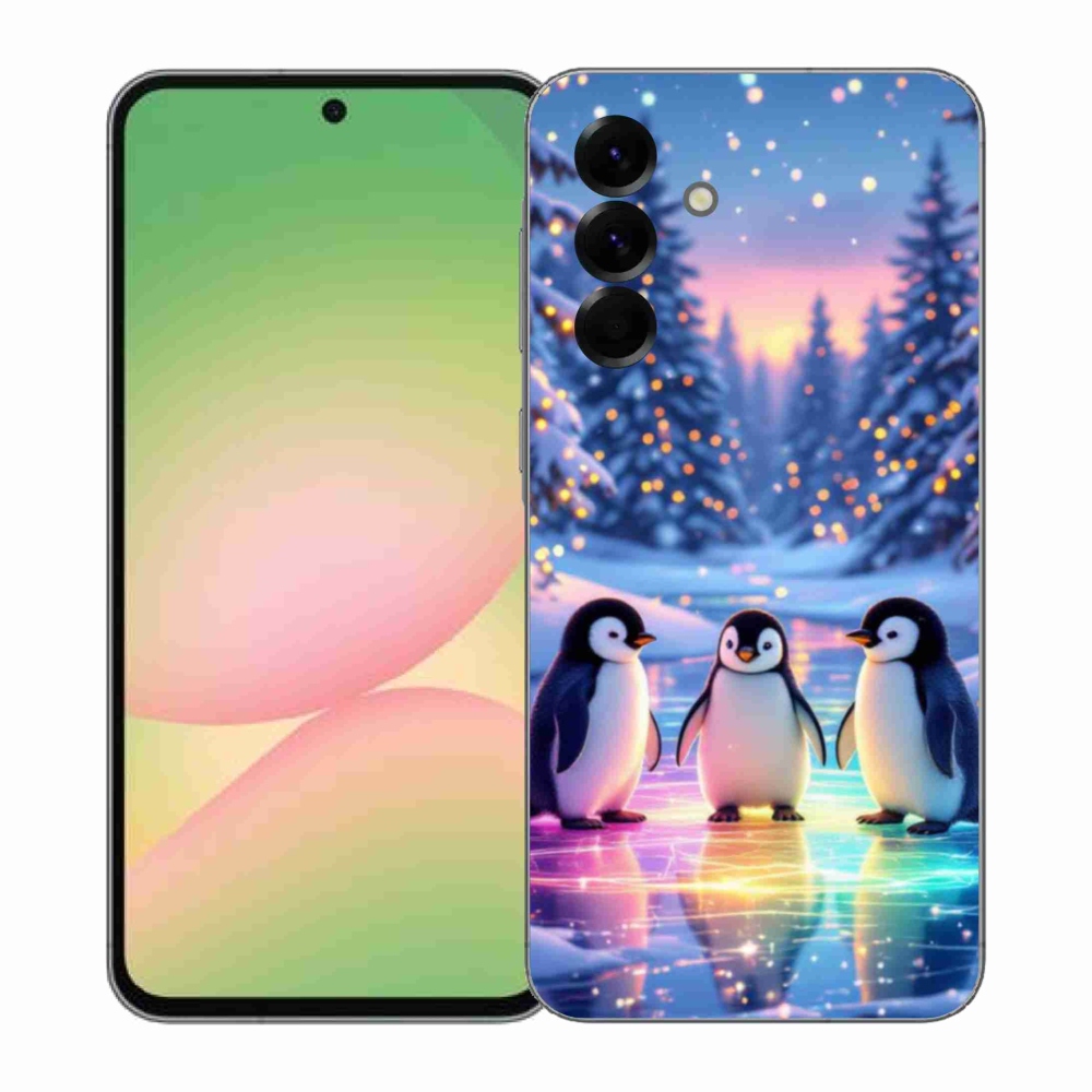 Gél borítás mmCase Samsung Galaxy A57 5G - pingvinekhez