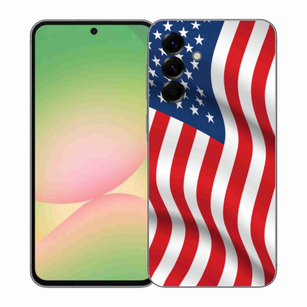 Gél védőhuzat mmCase Samsung Galaxy A57 5G - amerikai zászlóhoz