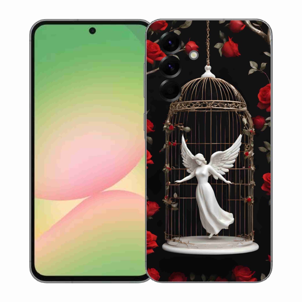 Gél borítás mmCase Samsung Galaxy A57 5G - csapdába esett angyalhoz