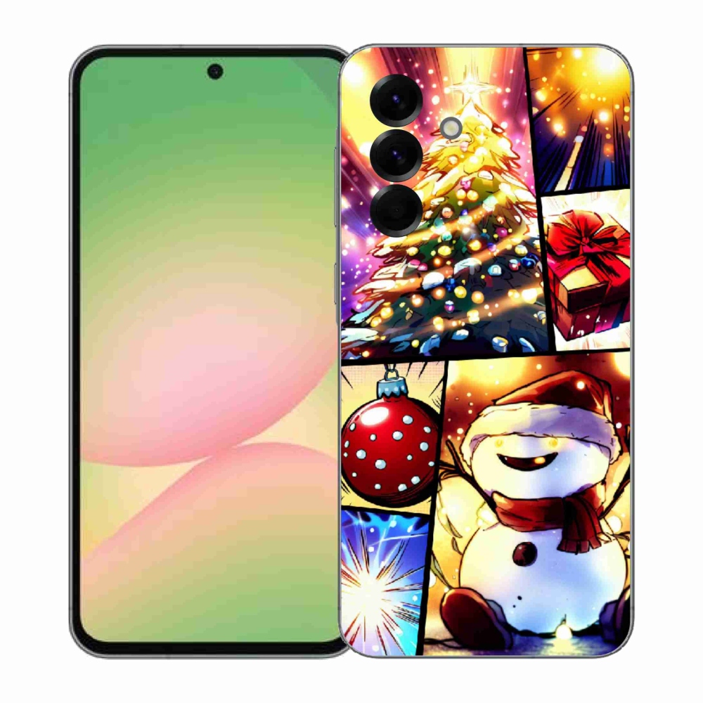 Gél borító mmCase Samsung Galaxy A57 5G - Karácsonyi motívumok 1