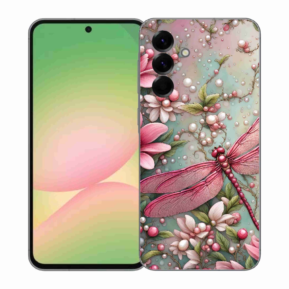 Zselés borítás mmCase Samsung Galaxy A57 5G - szitakötőhöz