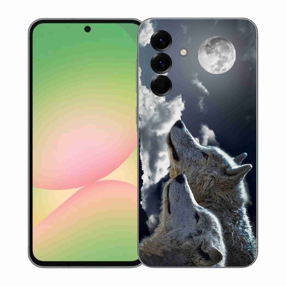 Gél védőburkolat mmCase Samsung Galaxy A57 5G - farkasok