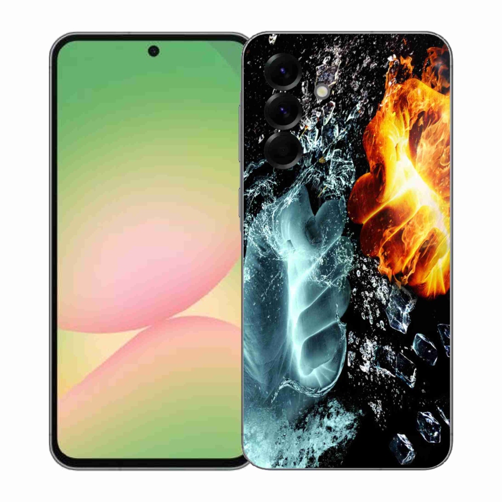 Zselés borítás mmCase Samsung Galaxy A57 5G - víz és tűz