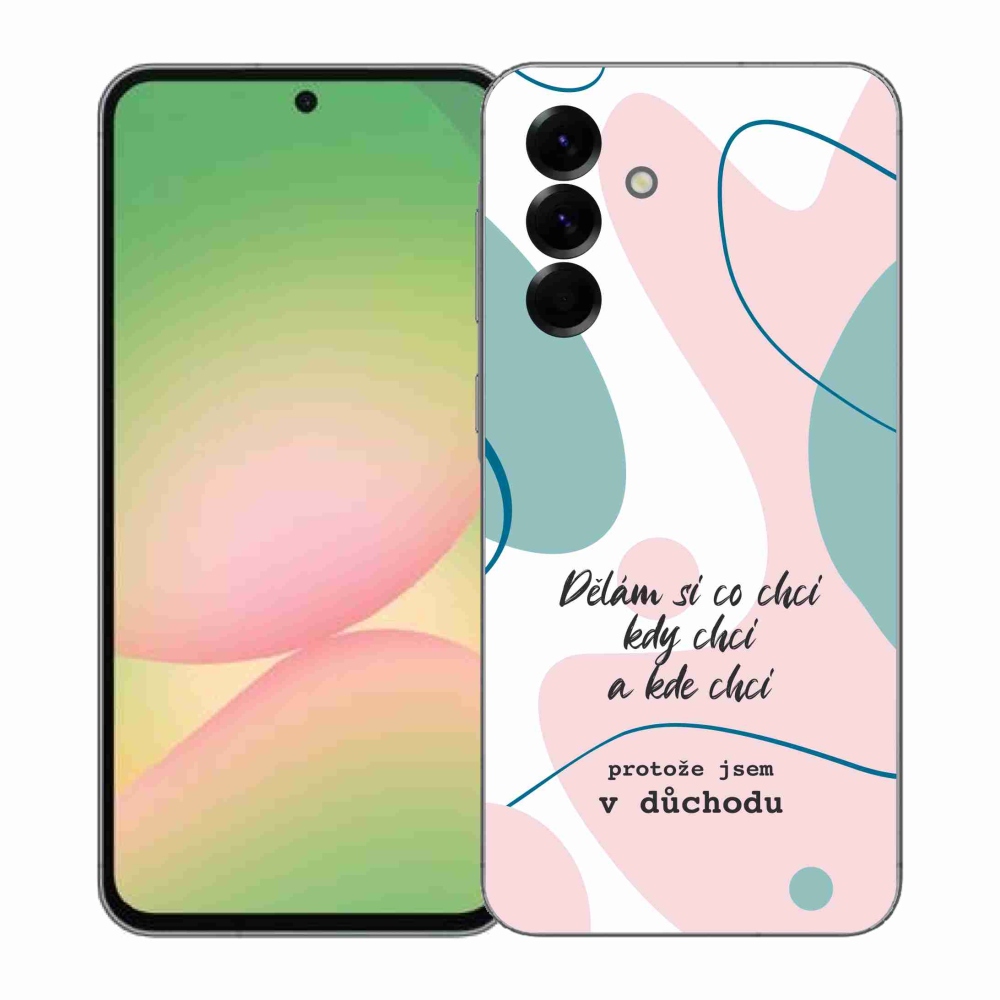 Gél borító mmCase Samsung Galaxy A57 5G - vicces szöveg 10 fehér háttér