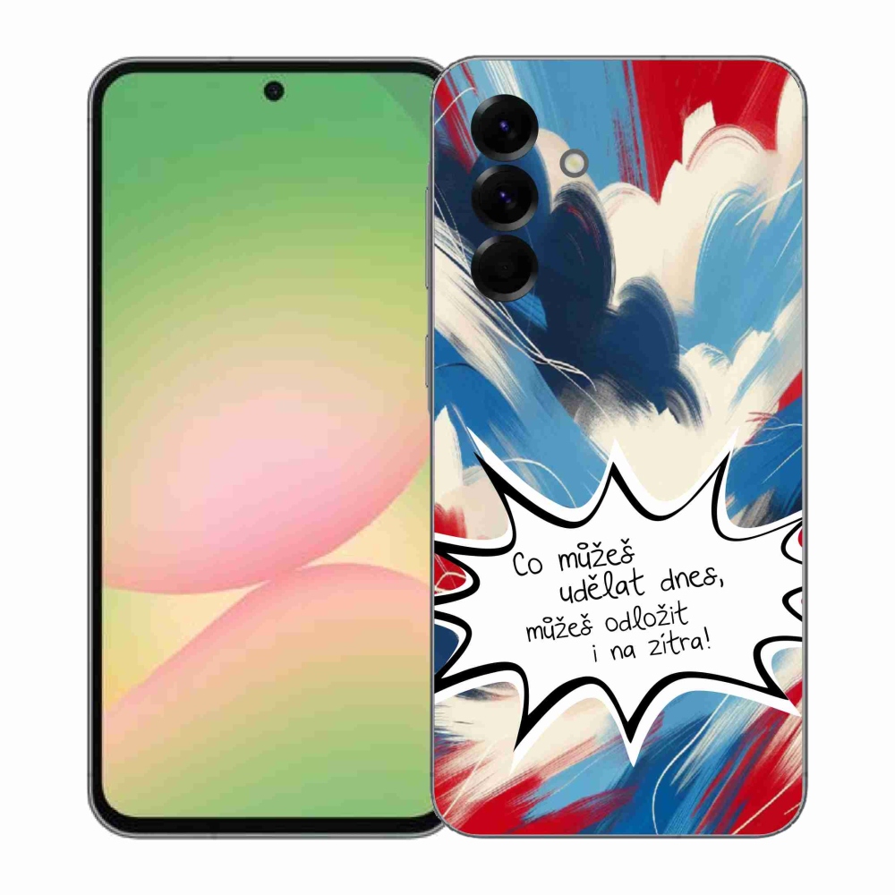 Gél borító mmCase Samsung Galaxy A57 5G - vicces szöveg 9 fehér háttér