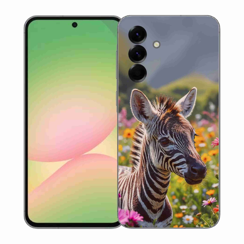 Zselés borítás mmCase Samsung Galaxy A57 5G - zebra a réten