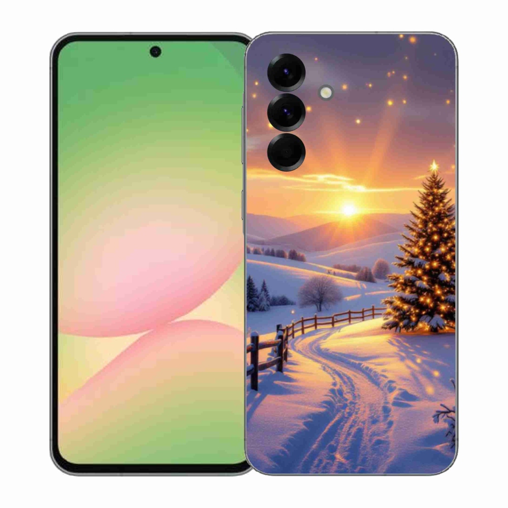 Gél borítás mmCase Samsung Galaxy A57 5G - téli tájkép