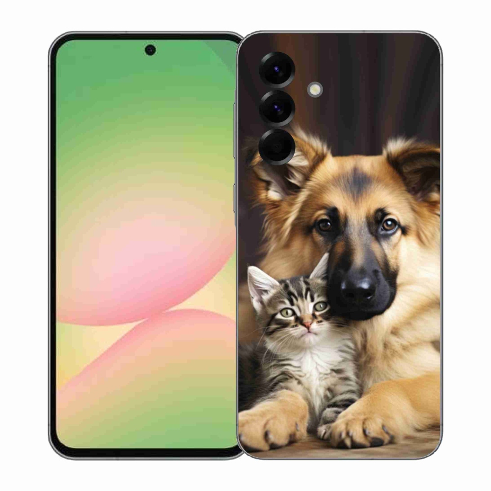 Gél borítás mmCase Samsung Galaxy A57 5G - állatbarátság