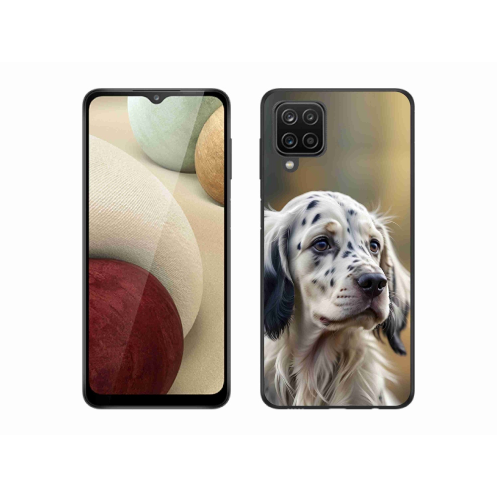 Zselés borítás mmCase Samsung Galaxy M12 készülékhez - English Setter