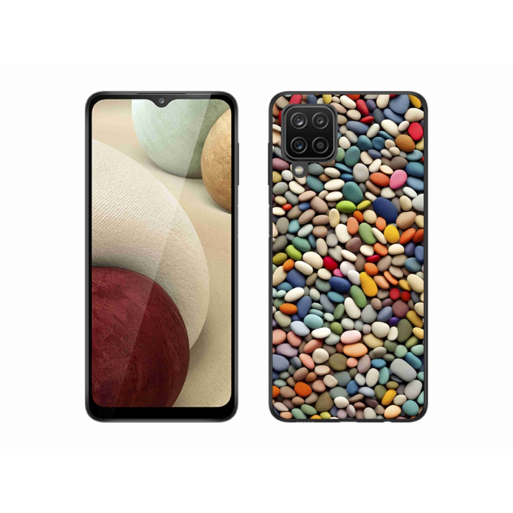 Zselés borítás mmCase Samsung Galaxy M12 - színes strasszkövek 2
