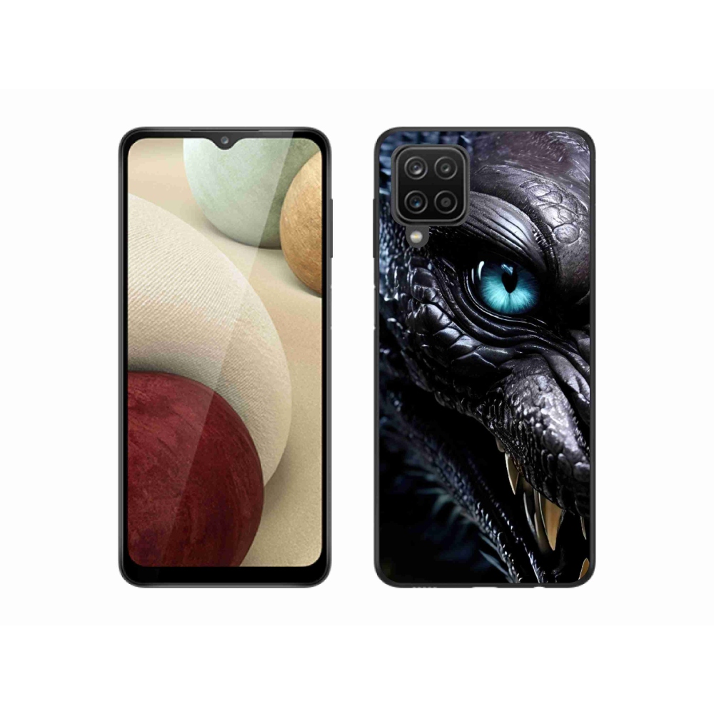 Zselés borítás mmCase Samsung Galaxy M12 készülékhez - sárkány nézet