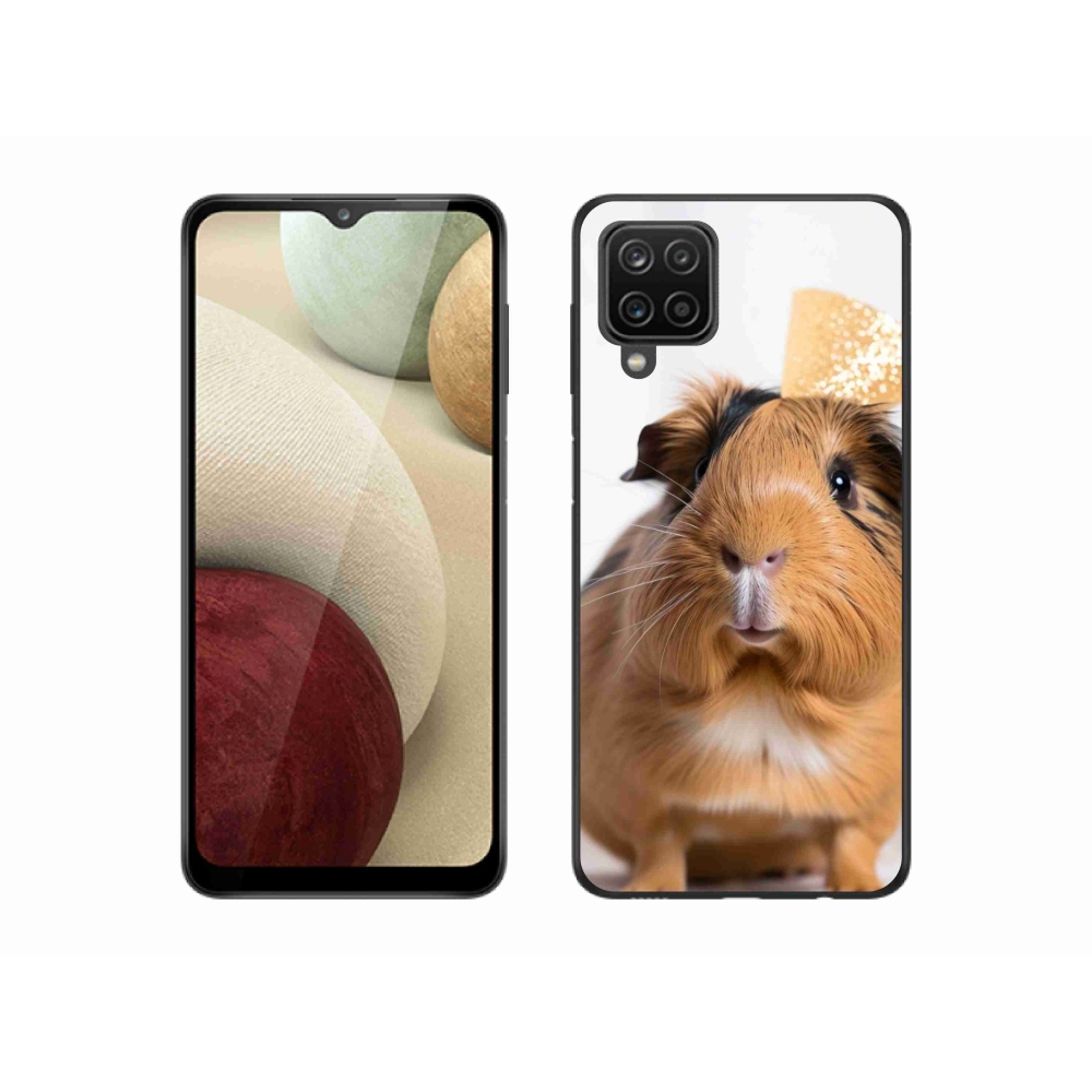 Zselés borítás mmCase Samsung Galaxy M12 - barna tengerimalachoz