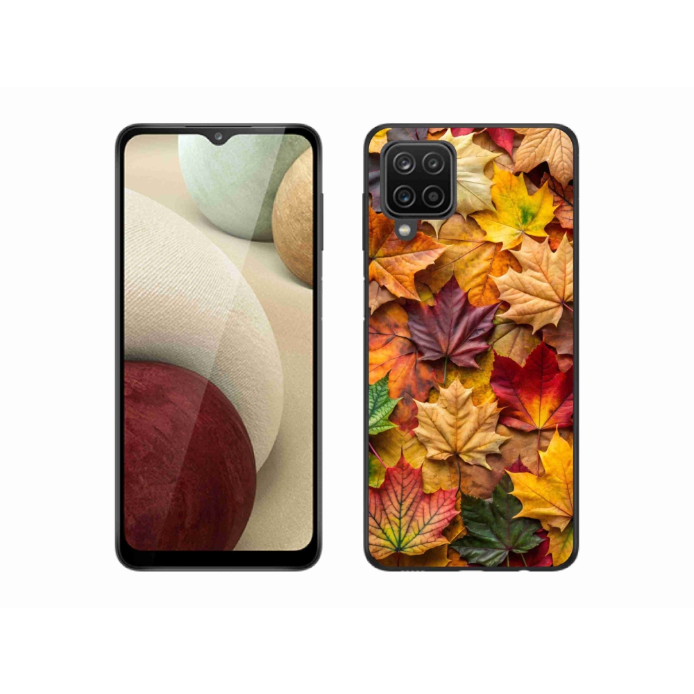 Zselés borítás mmCase Samsung Galaxy M12 - juharlevelek 2