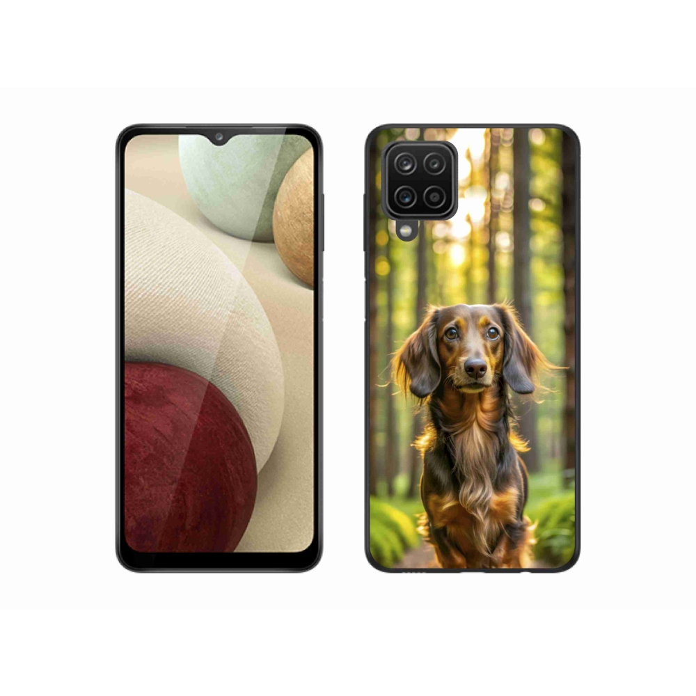 Zselés borítás mmCase Samsung Galaxy M12 készülékhez - tacskó 4