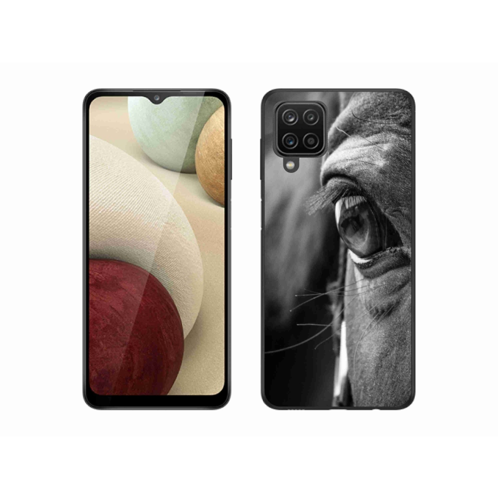 Zselés borítás mmCase Samsung Galaxy M12 készülékhez - ló nézet