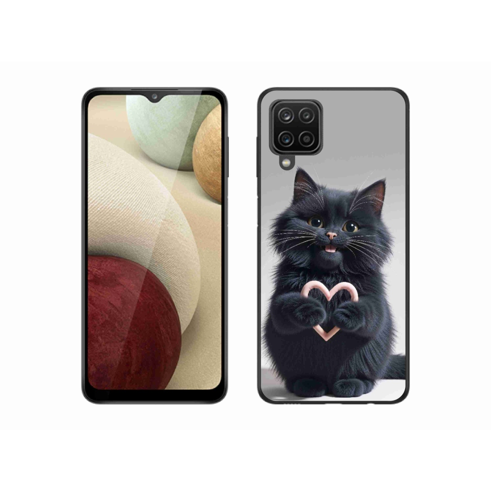 Gél borító mmCase Samsung Galaxy M12 - macskaszerelem 3