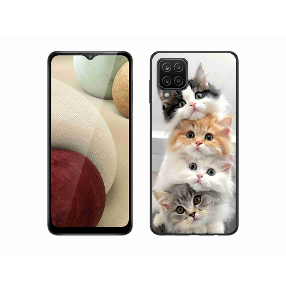 Zselés borítás mmCase Samsung Galaxy M12 készülékhez - cat group