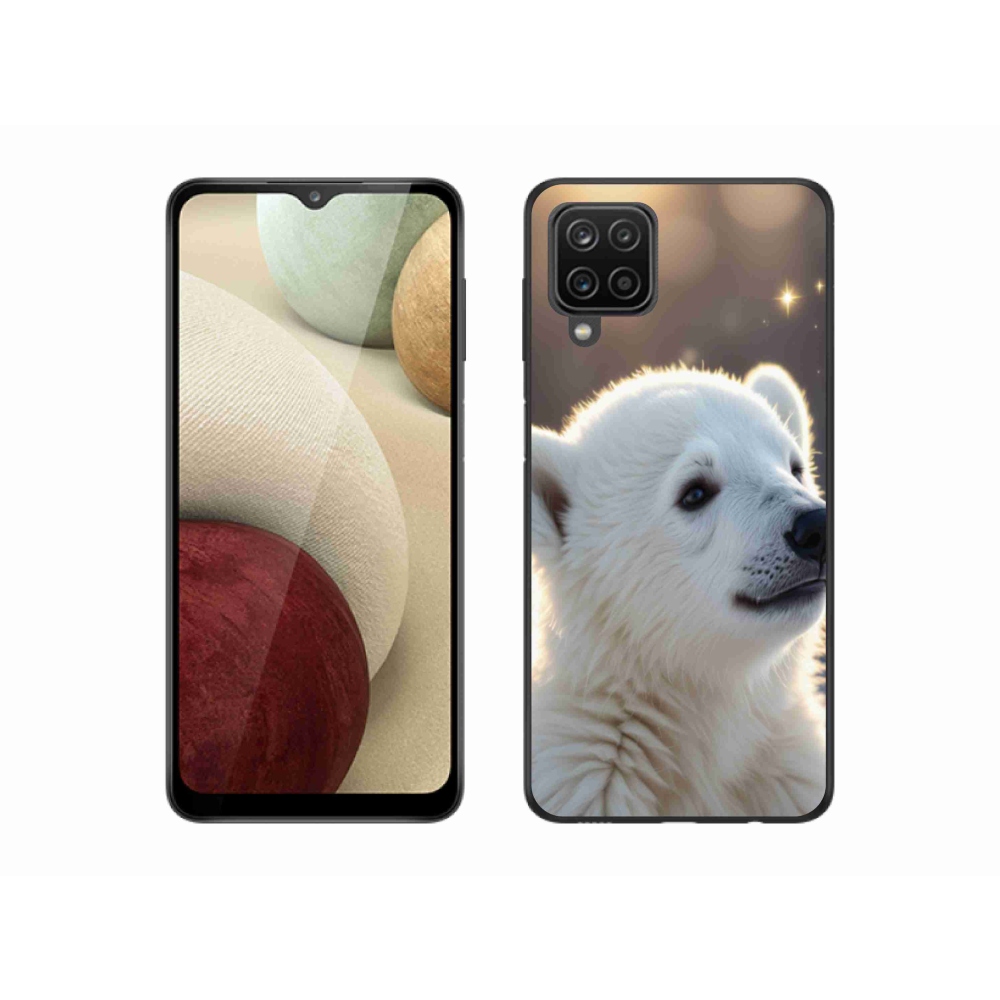 Zselés borítás mmCase Samsung Galaxy M12 készülékhez - jegesmedve