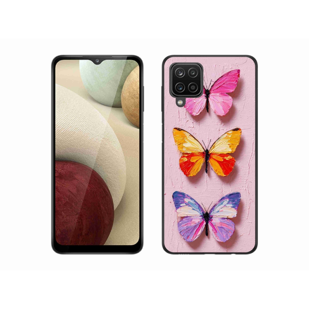 Gél borító mmCase Samsung Galaxy M12 - pillangó szentháromsághoz