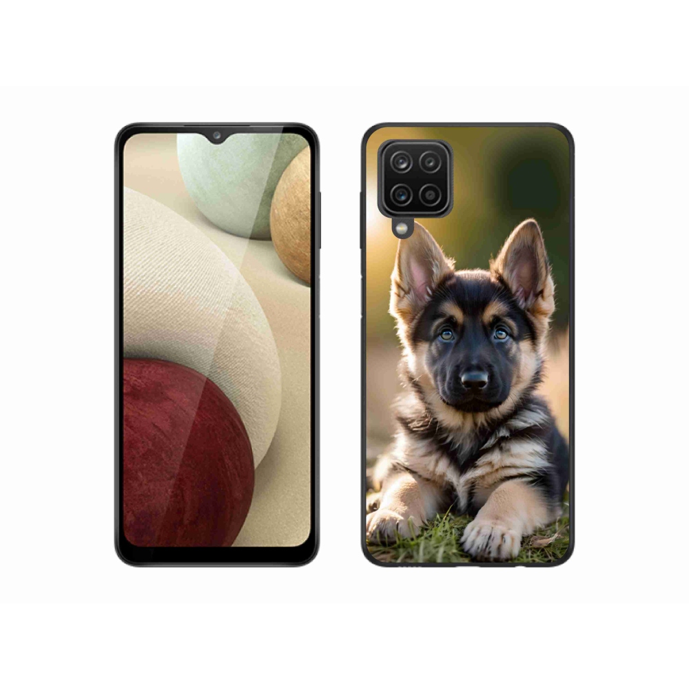 Gél borítás mmCase Samsung Galaxy M12 készülékhez - Német juhászkutya a természetben