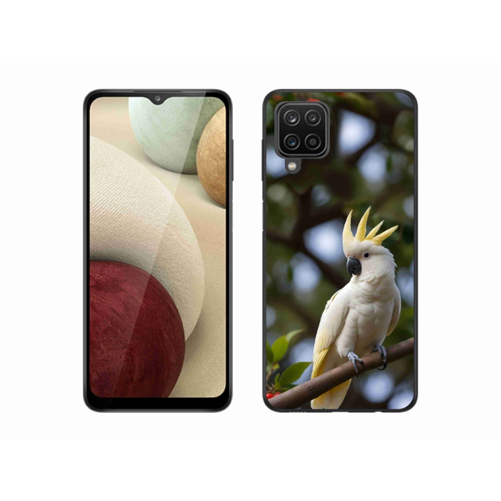 Gél borítás mmCase Samsung Galaxy M12 készülékhez - papagáj kakadu 3