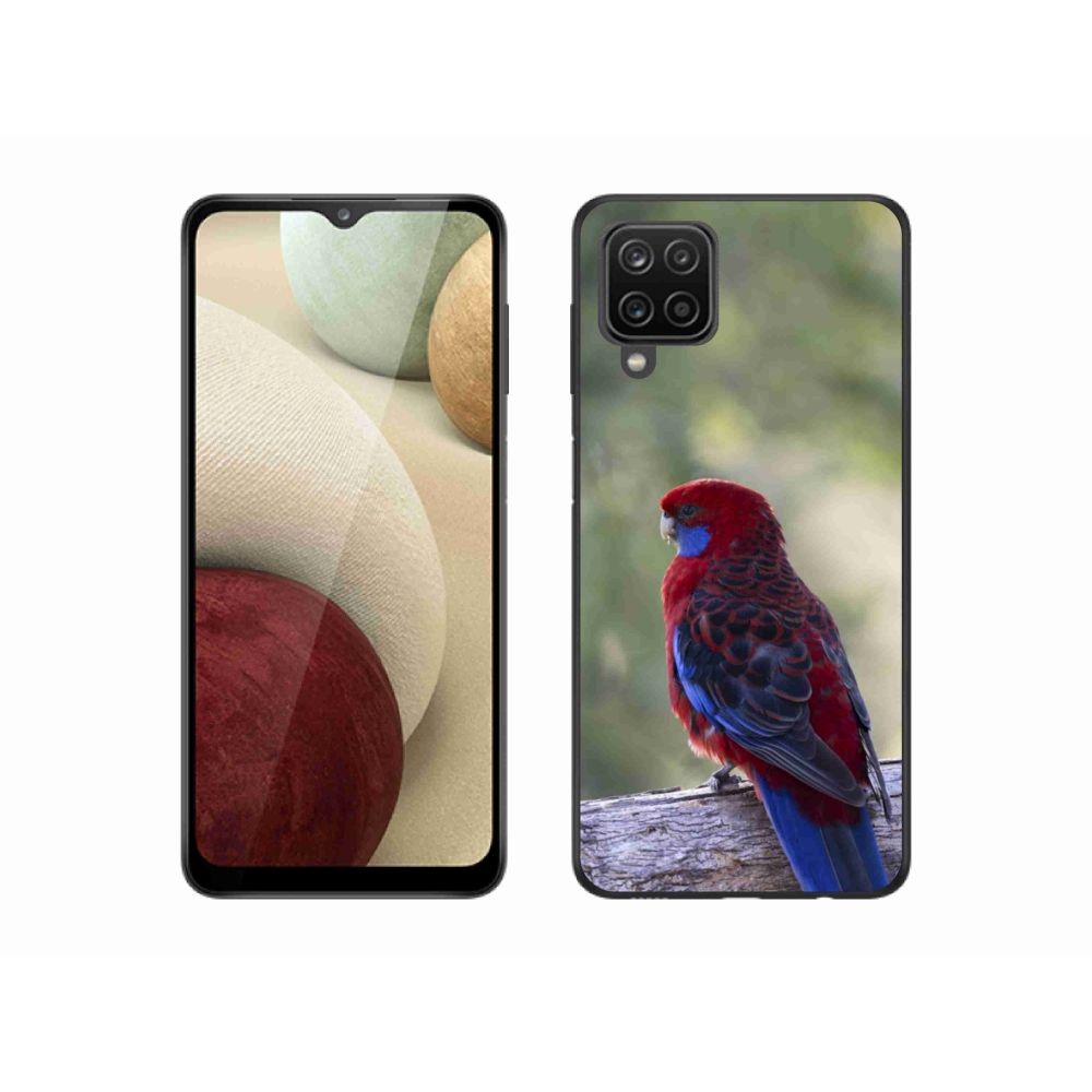 Zselés borítás mmCase Samsung Galaxy M12 készülékhez - papagáj rosela