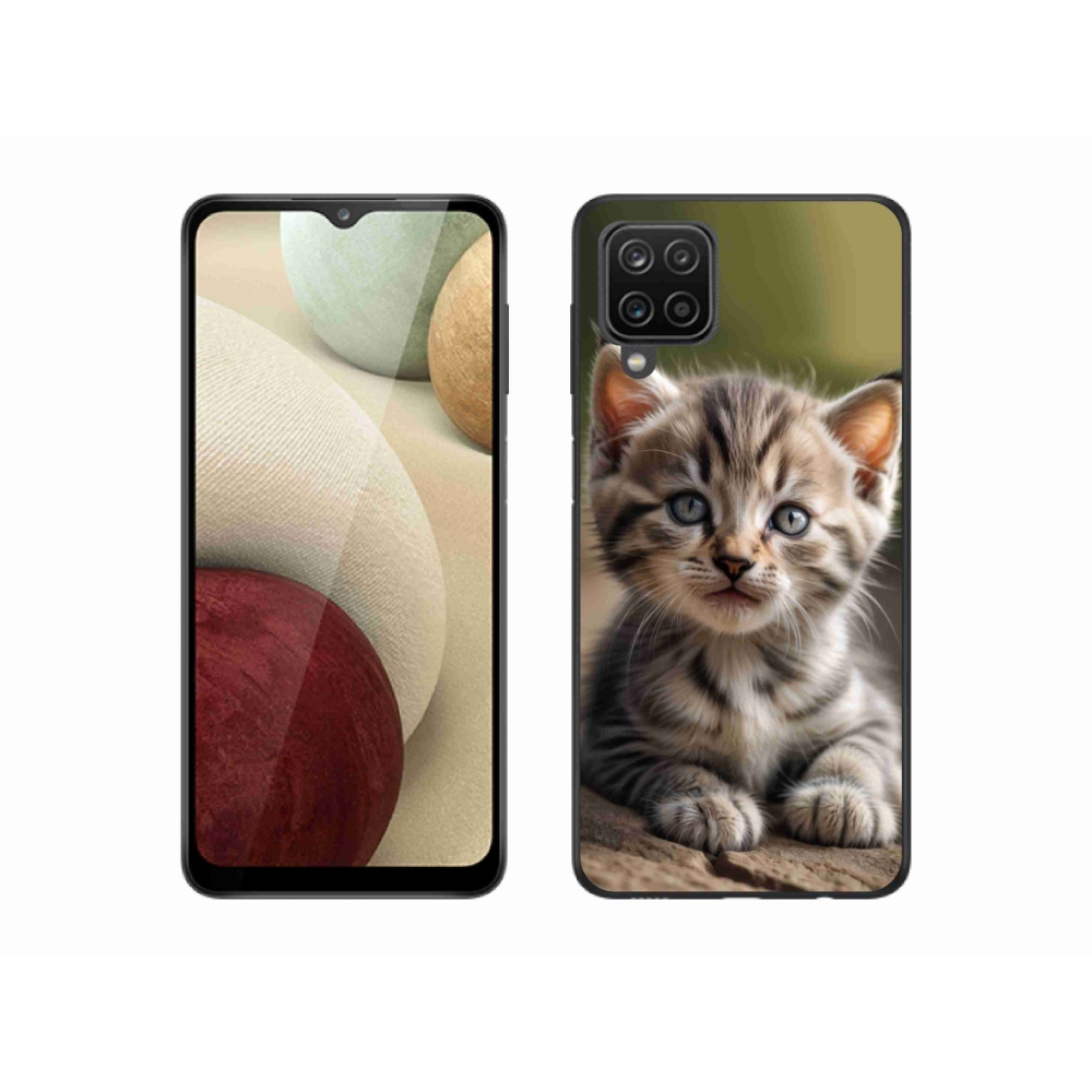Gél borítás mmCase Samsung Galaxy M12 - aranyos cica 9
