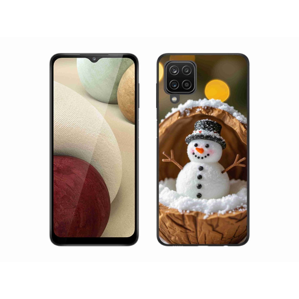 Zselés borítás mmCase Samsung Galaxy M12 - hóember 4