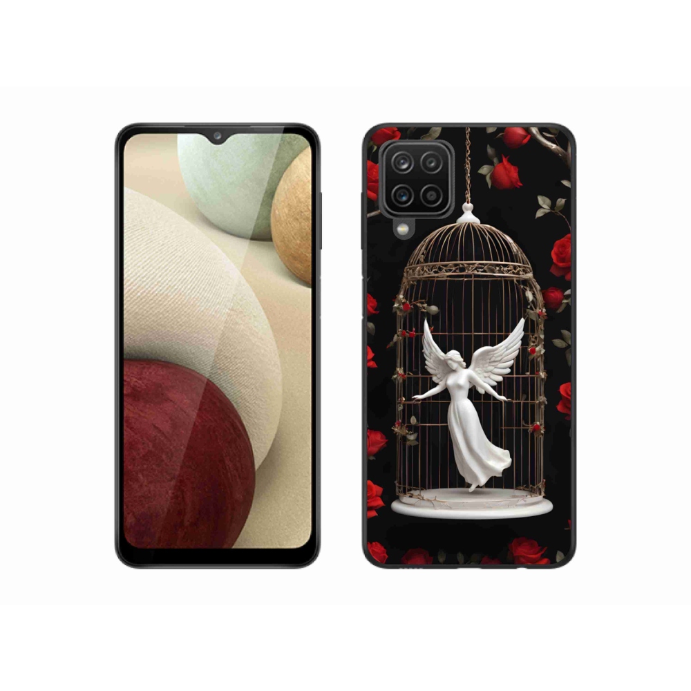 Zselés borítás mmCase Samsung Galaxy M12 - csapdába esett angyalhoz
