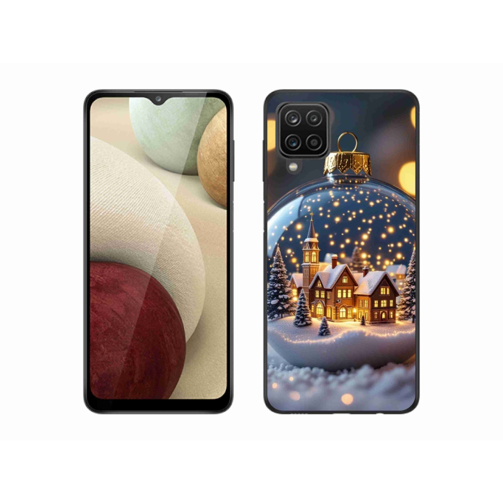 Gél borító mmCase Samsung Galaxy M12 - Karácsonyi gömbök 4