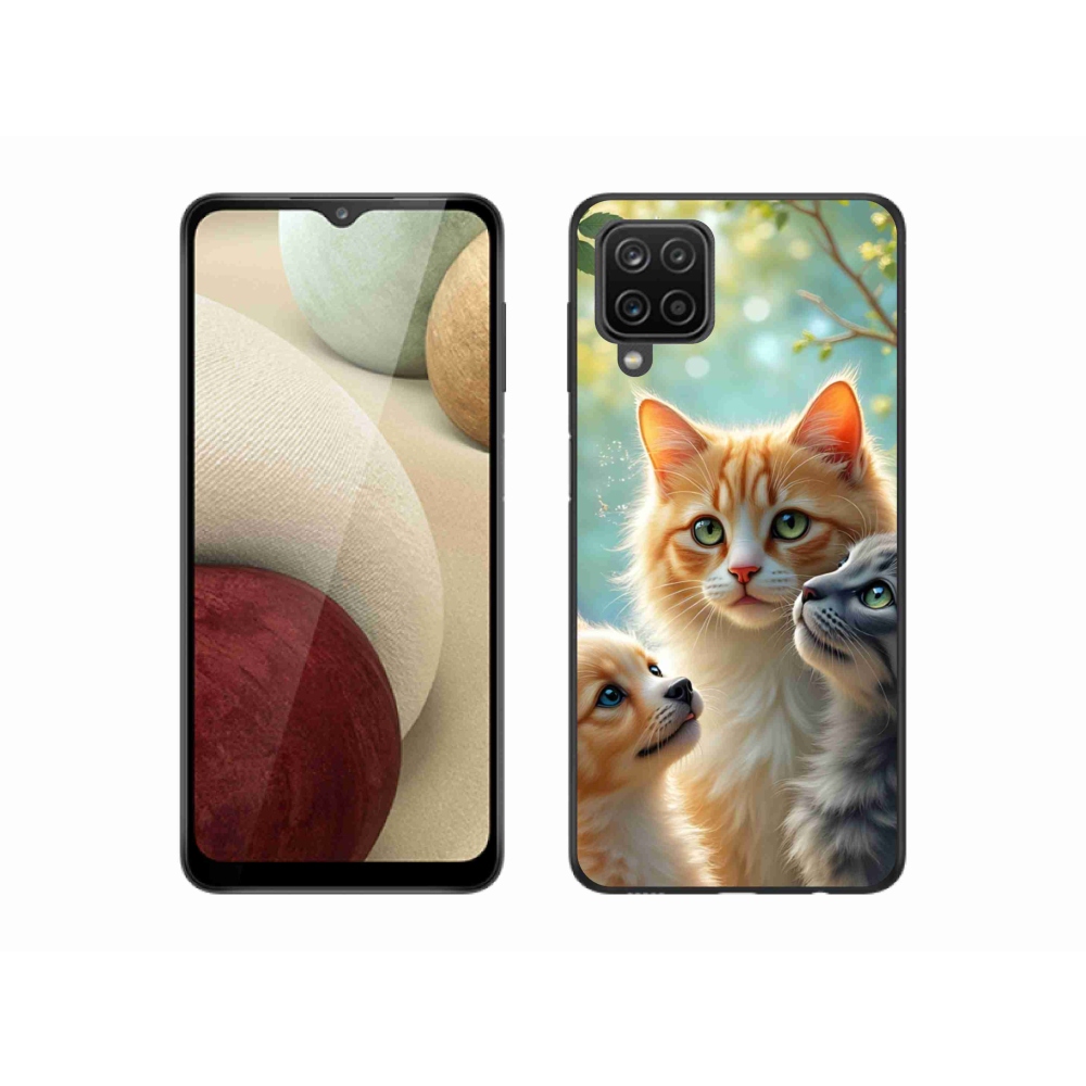 Gél borítás mmCase Samsung Galaxy M12 - állati barátság 2