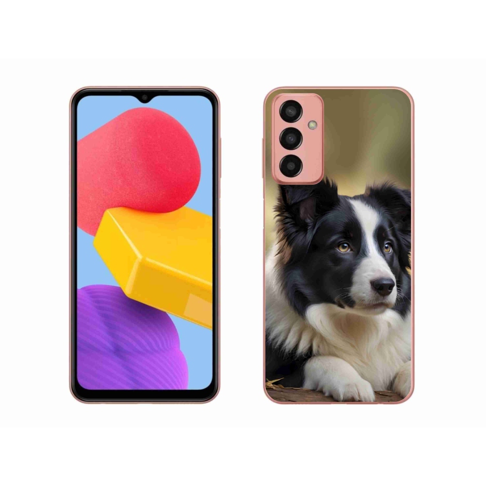 Gél borítás mmCase Samsung Galaxy M13 - border colie 2