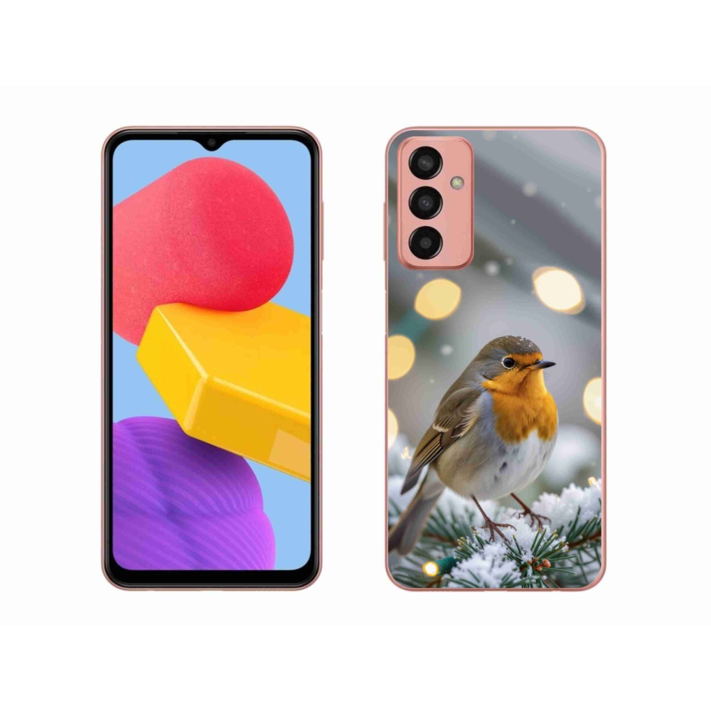 Gél borítás mmCase Samsung Galaxy M13 készülékhez - téli pír