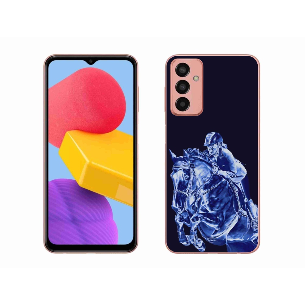 Zselés borítás mmCase Samsung Galaxy M13-hoz - versenyló