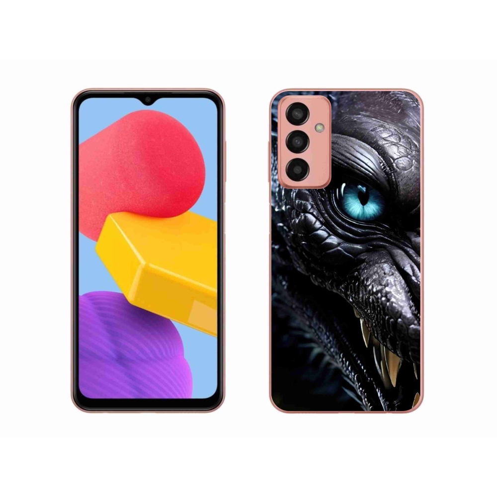 Zselés borítás mmCase Samsung Galaxy M13 készülékhez - sárkány nézet