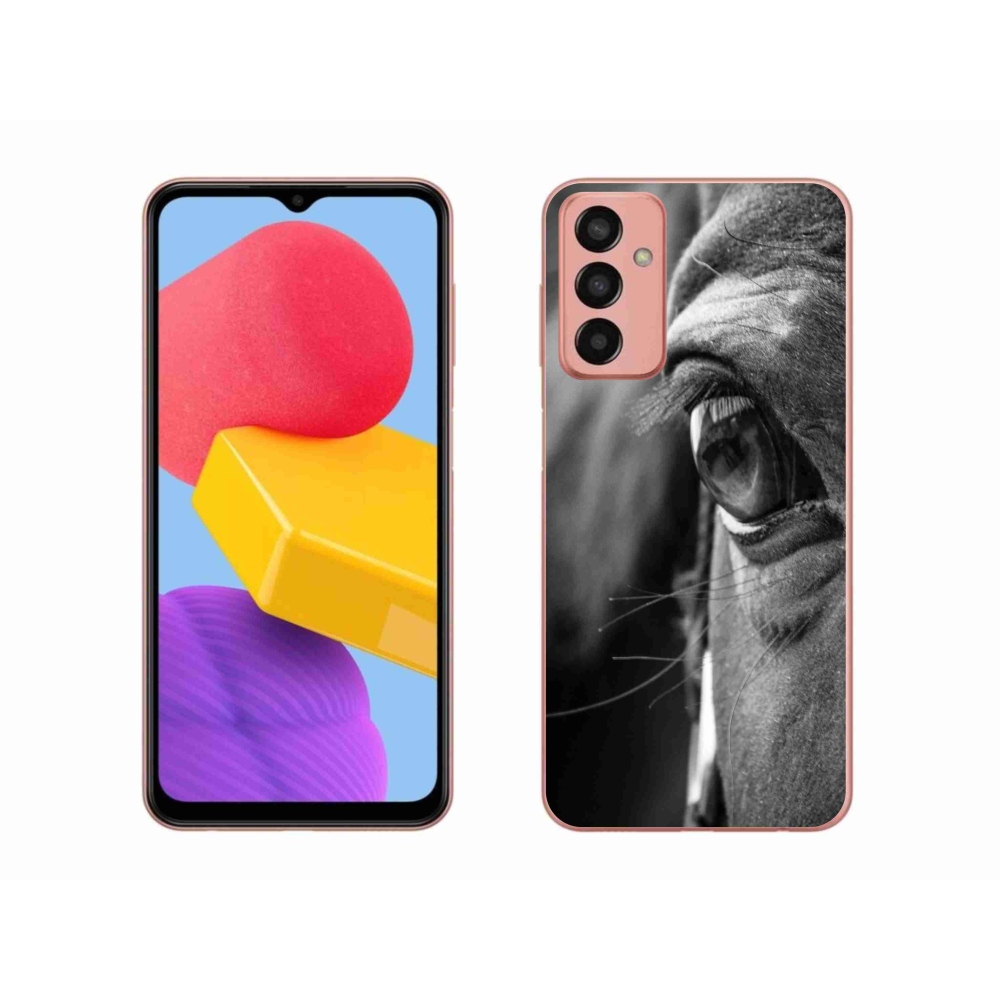 Gél borítás mmCase Samsung Galaxy M13 készülékhez - ló nézet