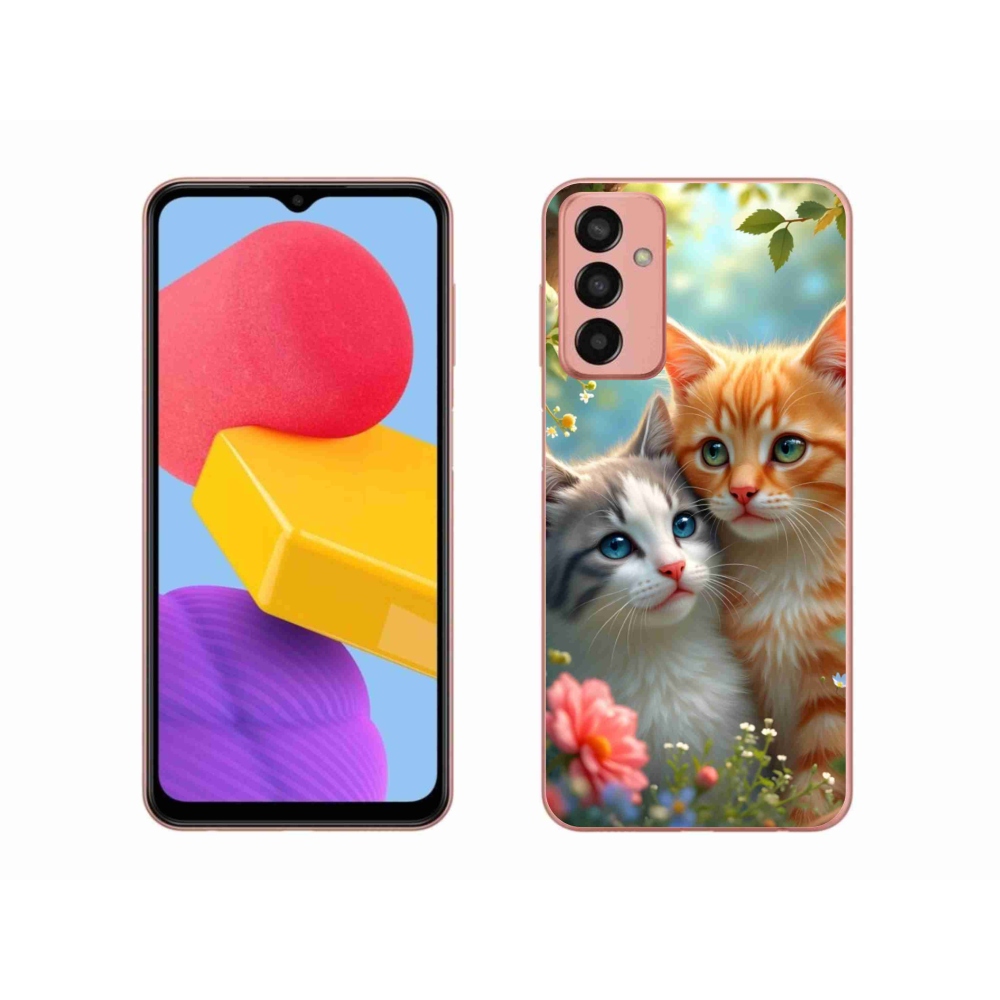Gél borítás mmCase Samsung Galaxy M13 készülékhez - macskaszerelem 2