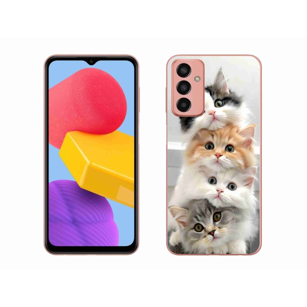 Zselés borítás mmCase Samsung Galaxy M13 készülékhez - cat group