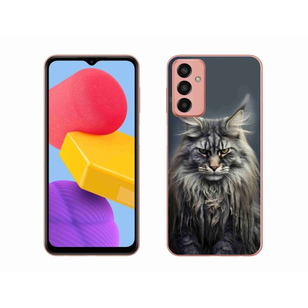 Gél borítás mmCase Samsung Galaxy M13 készülékhez - macskaszem nézet 4