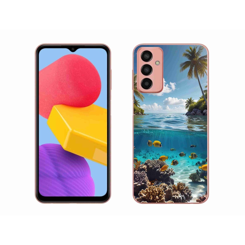 Gél borítás mmCase Samsung Galaxy M13 készülékhez - Sea World 4